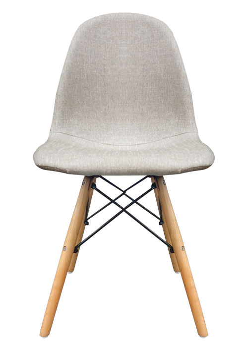 Silla Eames Tapizada Tequila Natural