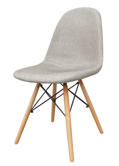 Silla Eames Tapizada Tequila Natural