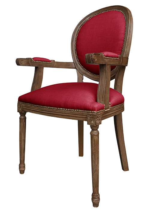 Sillón Luis XVI Medallon Don Tinto