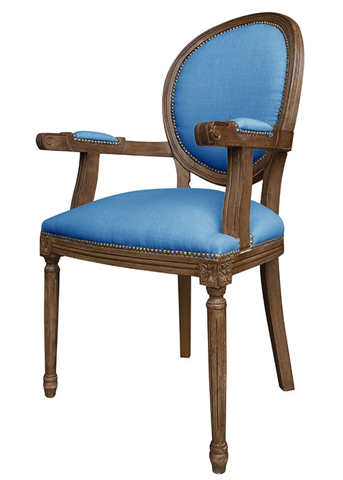 Sillón Luis XVI Medallon Don Blue