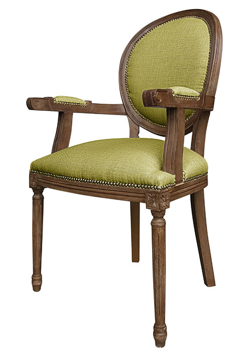 Sillón Luis XVI Medallon Spazio Verde