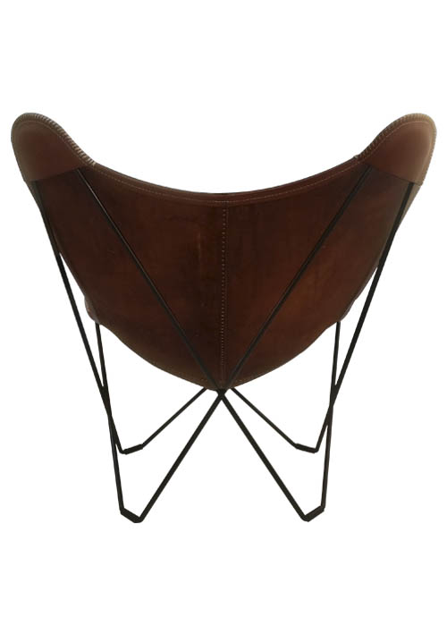 Sillón BKF Cuero M Cuero Marron Rojizo