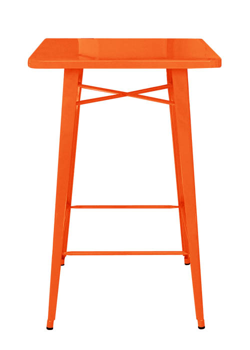 Mesa Alta Tolix 70 Tono Naranja 