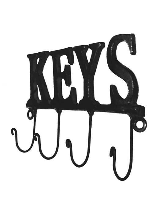 Portallaves Metal Keys Negro