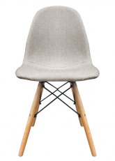 Silla Eames Tapizada Tequila Natural