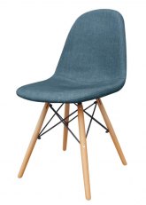 Silla Eames Tapizada Tequila Denim