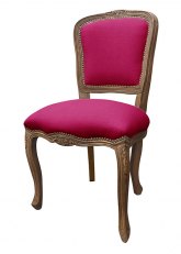 Silla Luis XV Provenzal Don Fucsia