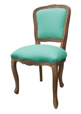 Silla Luis XV Provenzal Don Turquesa