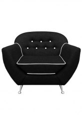 Sillón Bari 1 cuerpo Bari Negro