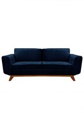 Sillón Bergamo Venecia Azul Marino