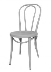 Silla Viena Tono Gris Plata Perlado