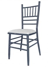 Silla Tiffany Tono Gris Azulado
