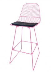 Taburete Hamilton Tono Rosa