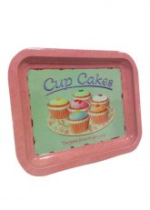 Bandeja Chica Cupcake - Rosa