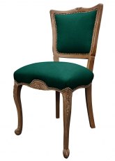 Silla Luis XV Flor Don Verde Ingles