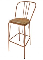 Taburete Alto Lennox R Tono Cobre