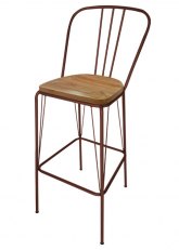 Taburete Alto Lennox R Tono Marron