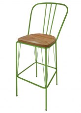 Taburete Alto Lennox R Tono Verde Claro