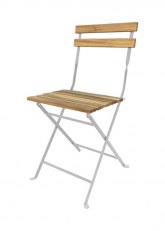 Silla Bistro Tono Gris Plata Perlado
