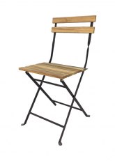Silla Bistro Tono Negro Microtexturado