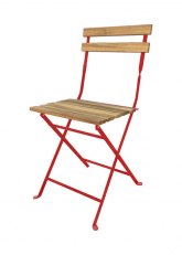 Silla Bistro Tono Rojo