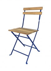 Silla Bistro Tono Azul Oscuro