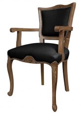 Sillón Luis XV Flor Don Negro