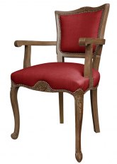 Sillón Luis XV Flor Don Tinto