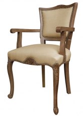 Sillón Luis XV Flor Don Beige