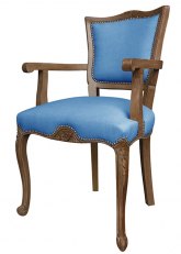Sillón Luis XV Flor Don Blue