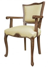 Sillón Luis XV Flor Spazio Crudo