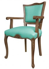 Sillón Luis XV Flor Don Turquesa