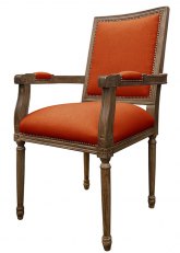 Sillón Luis XVI cuadrado Don Orange