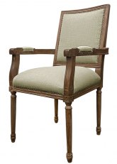 Sillón Luis XVI cuadrado Spazio Stone