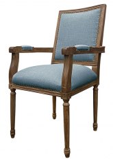 Sillón Luis XVI cuadrado Spazio Cielo