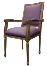 Sillón Luis XVI cuadrado Don Violeta