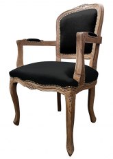 Sillón Luis XV Provenzal Don Negro