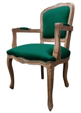 Sillón Luis XV Provenzal Don Verde Ingles