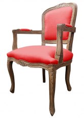 Sillón Luis XV Provenzal Don Rojo