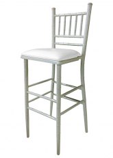 Taburete Chiavari Tono Plata Viejo Texturado