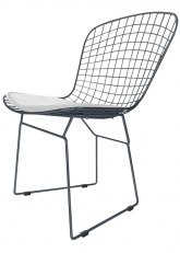 Silla Bertoia Pintada Plus Tono Gris Azulado