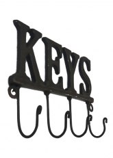 Portallaves Metal Keys Negro