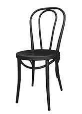 Silla Viena Tono Negro Mate
