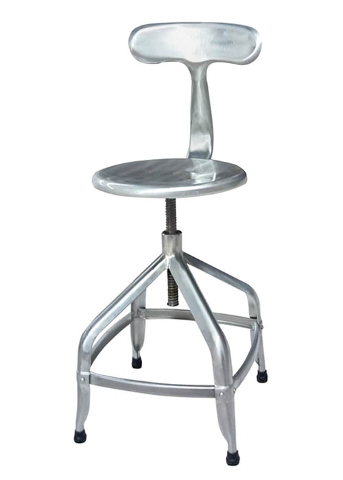 Taburete Carlo Galvanizado Galvanizado